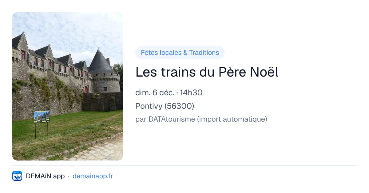 Les trains du Père Noël — Pontivy