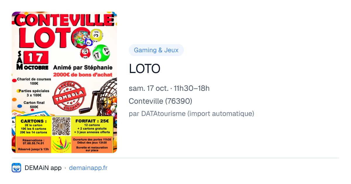 LOTO — Conteville