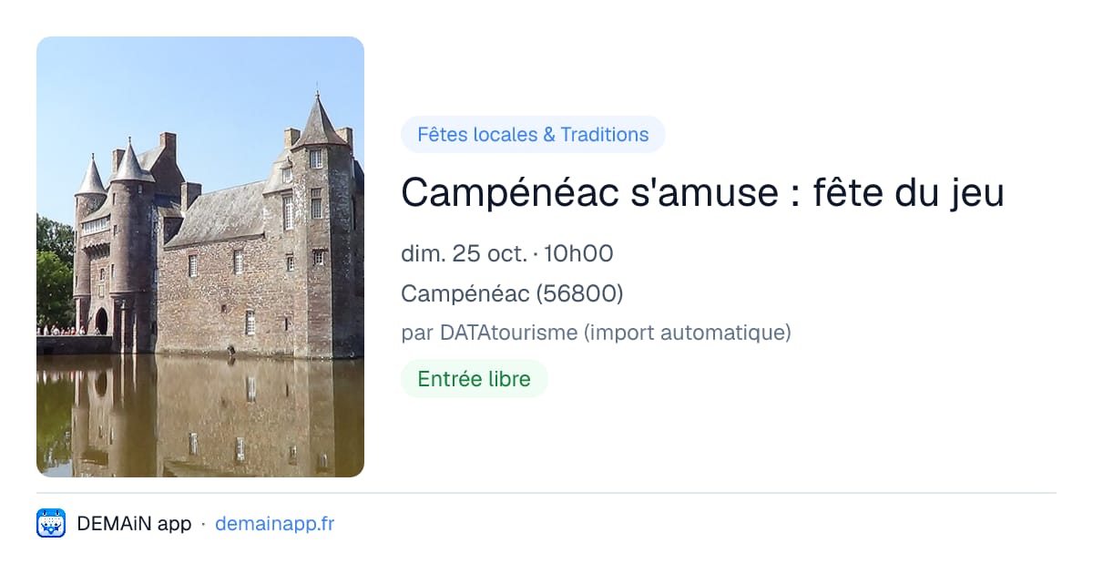 Campénéac s'amuse : fête du jeu — Campénéac