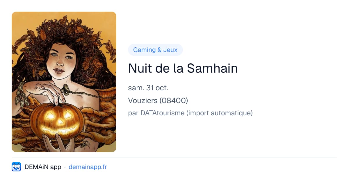 Nuit de la Samhain — Vouziers