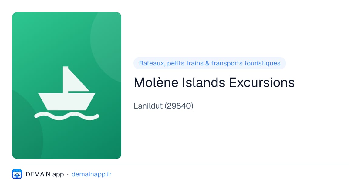 Molène Islands Excursions — Lanildut