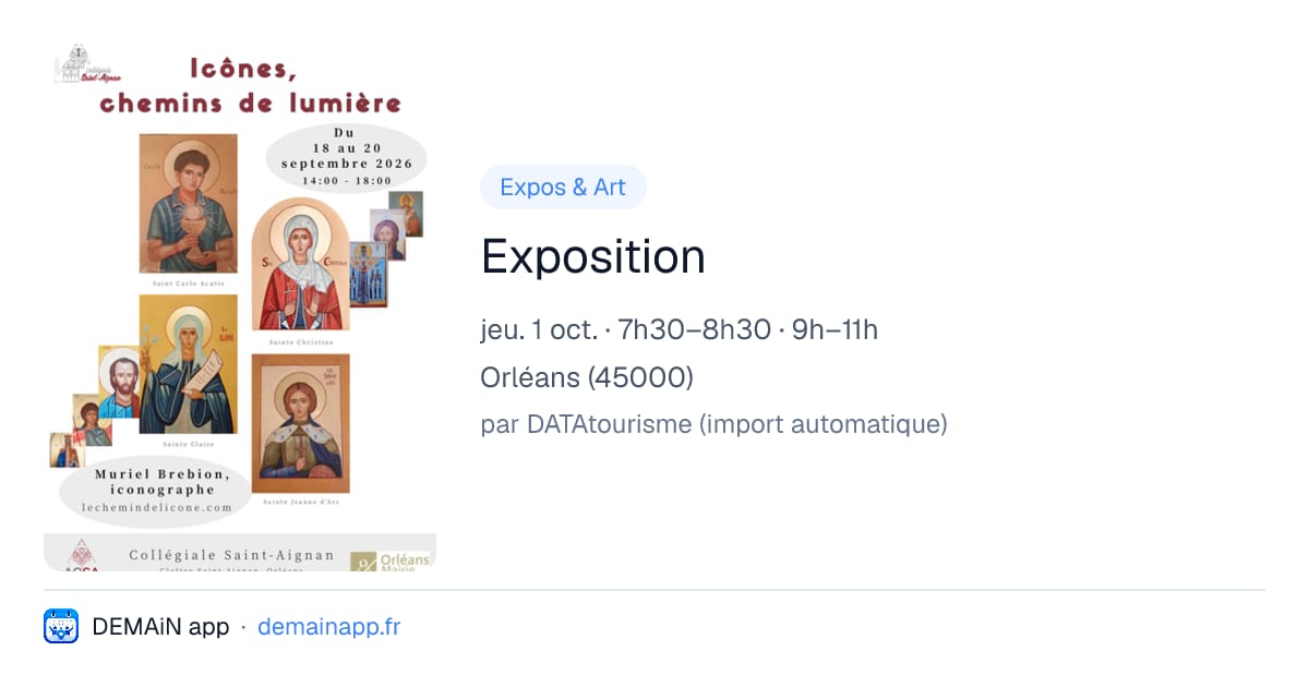Exposition — Orléans