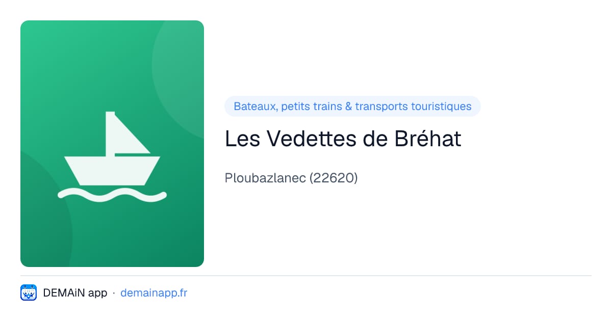 Les Vedettes de Bréhat — Ploubazlanec