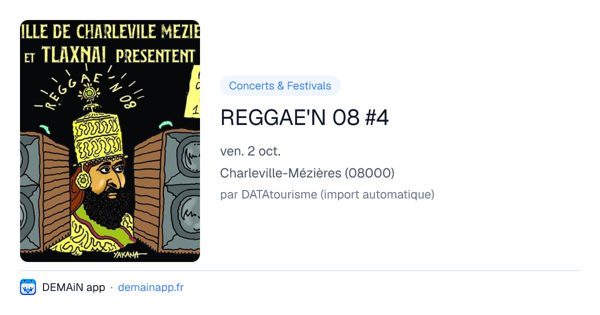 REGGAE'N 08 #4 — Charleville-Mézières