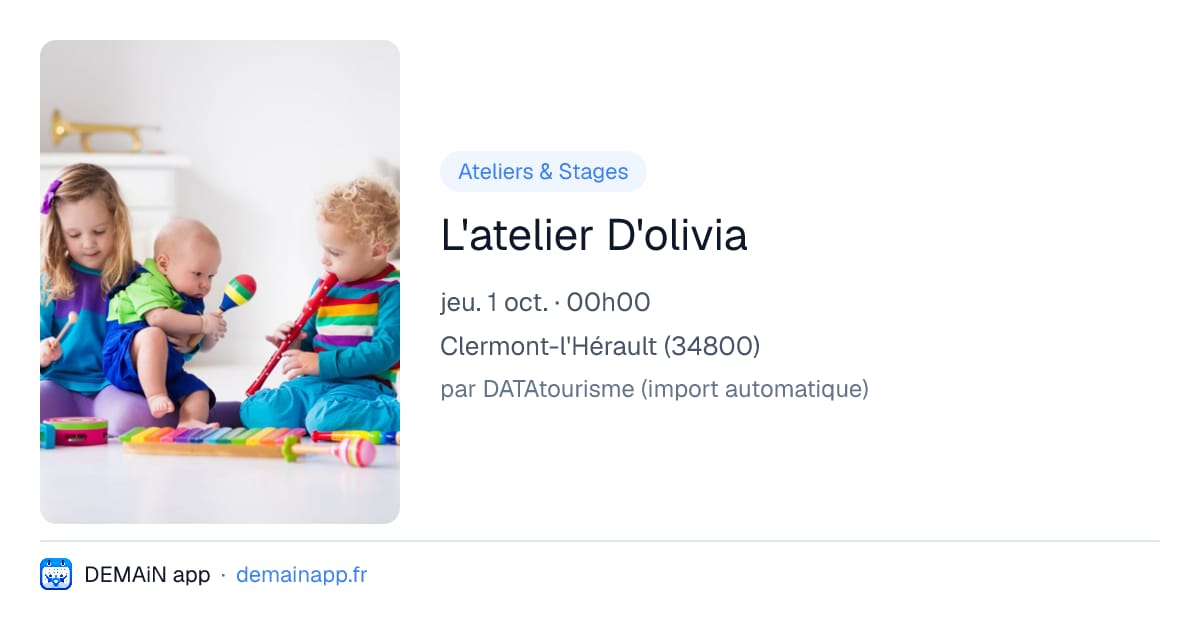 L'atelier D'olivia — Clermont-l'Hérault