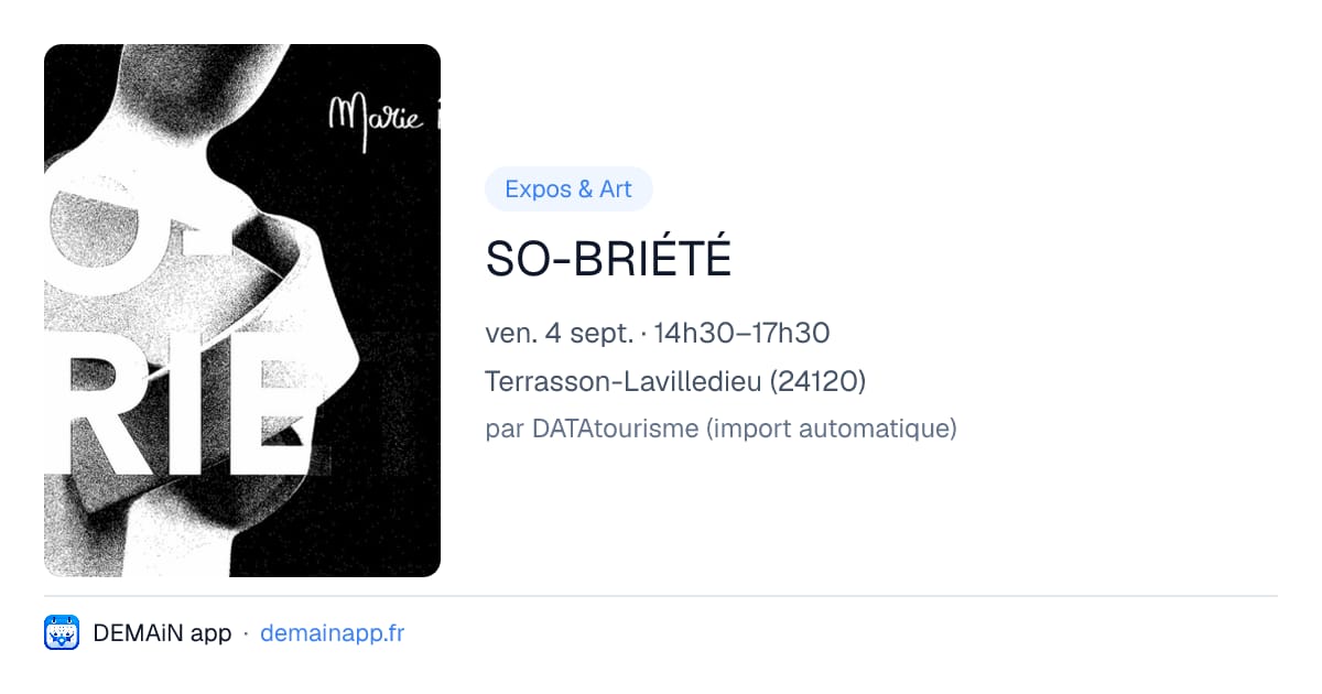 SO-BRIÉTÉ — Terrasson-Lavilledieu