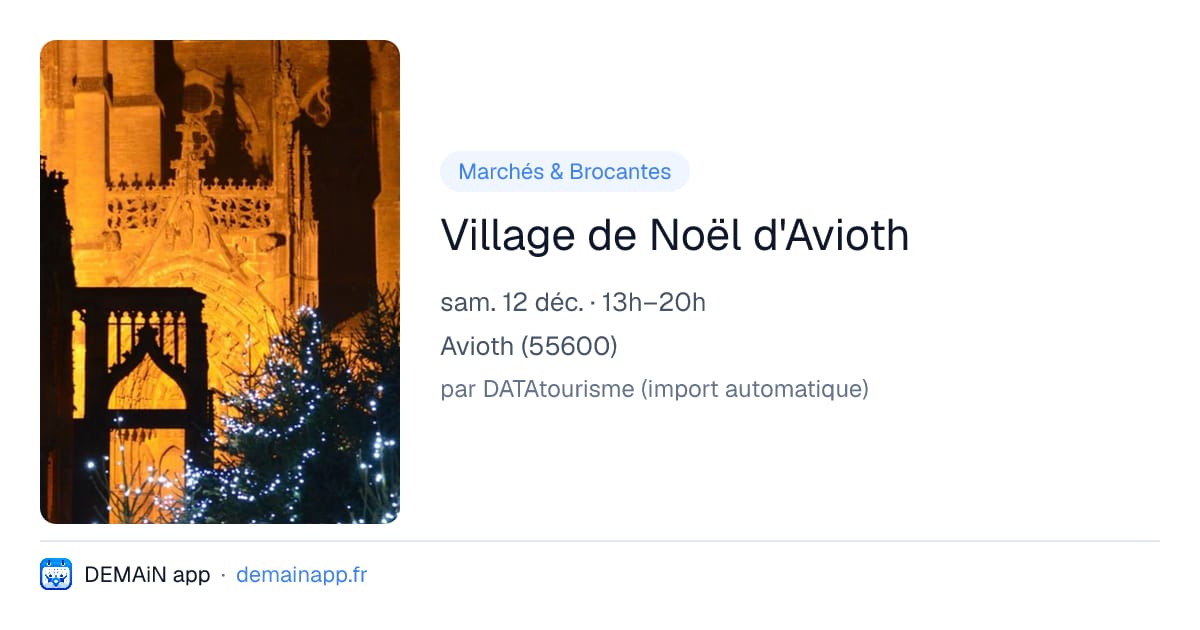Village de Noël d'Avioth — Avioth