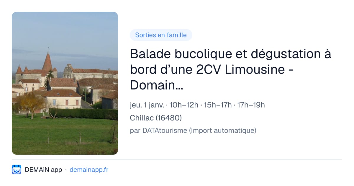 Balade bucolique et dégustation à bord d’une 2CV Limousine - Domaine Conte et Filles — Chillac