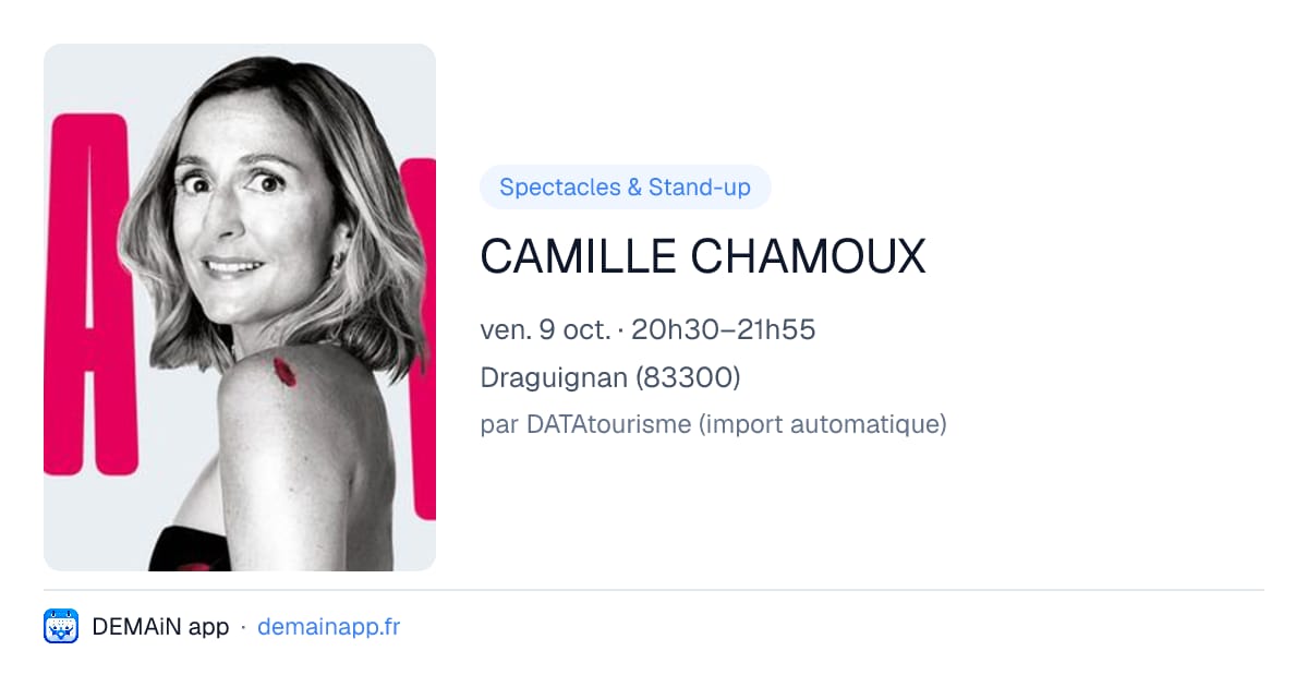 CAMILLE CHAMOUX — Draguignan