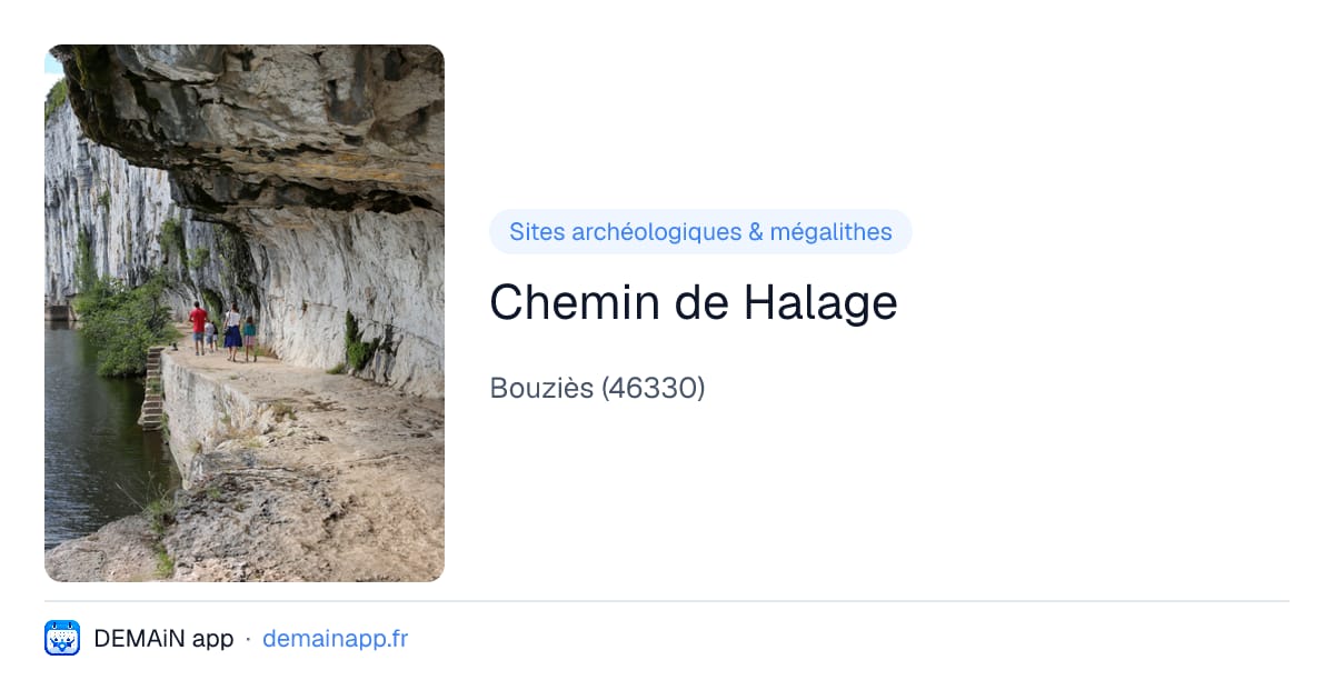 Chemin de Halage — Bouziès
