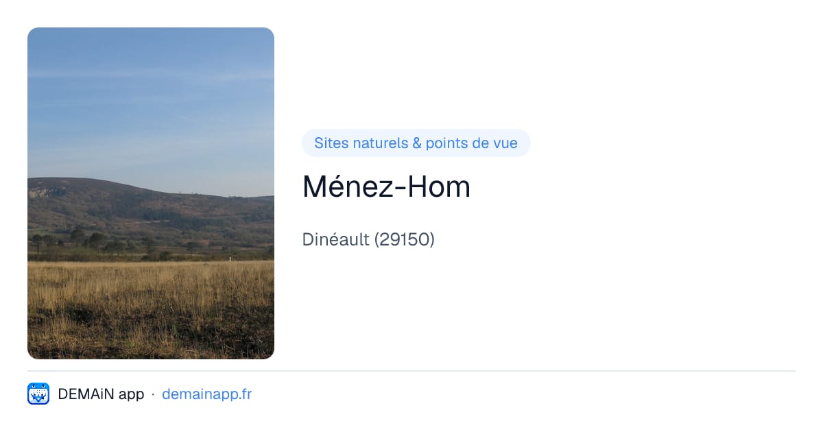 Ménez-Hom — Dinéault