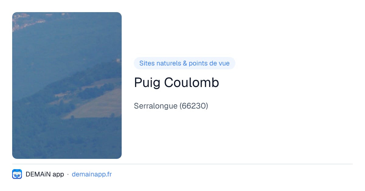 Puig Coulomb — Serralongue