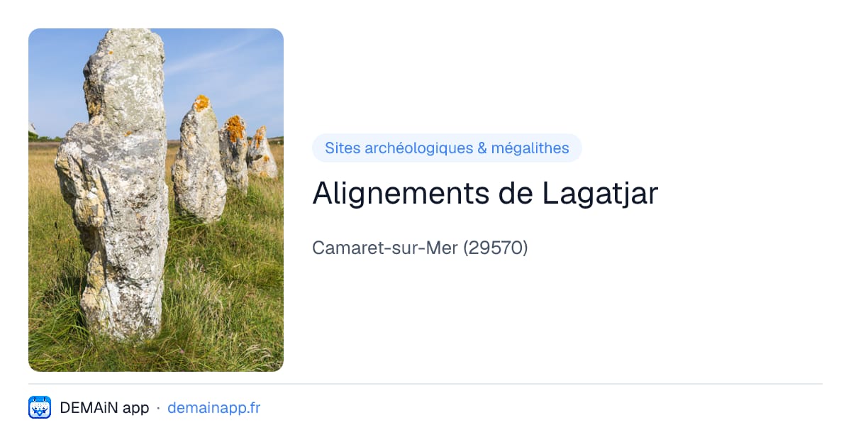 Alignements de Lagatjar — Camaret-sur-Mer