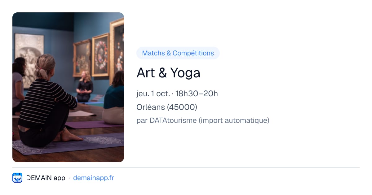 Art & Yoga — Orléans