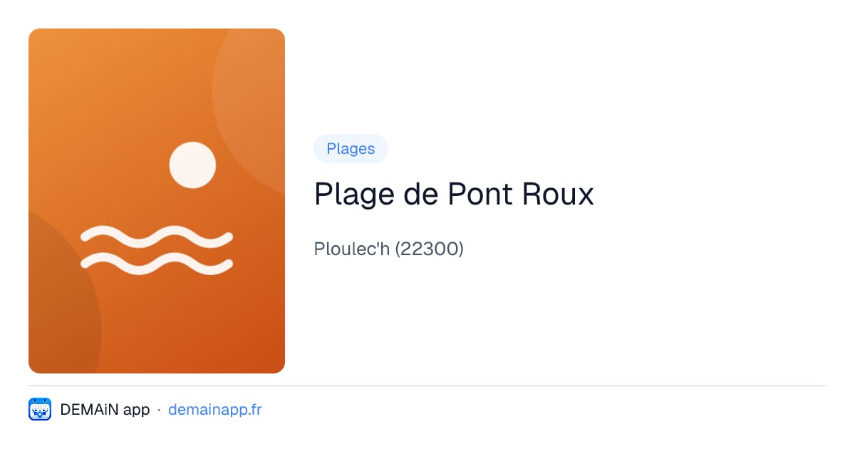 Plage de Pont Roux — Ploulec'h