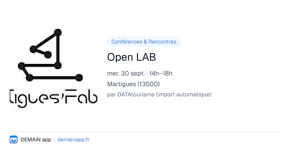 Open LAB — Martigues