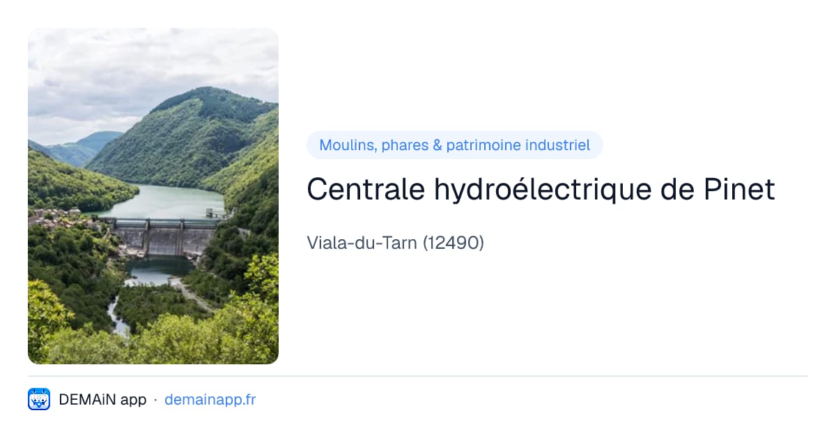 Centrale hydroélectrique de Pinet — Viala-du-Tarn