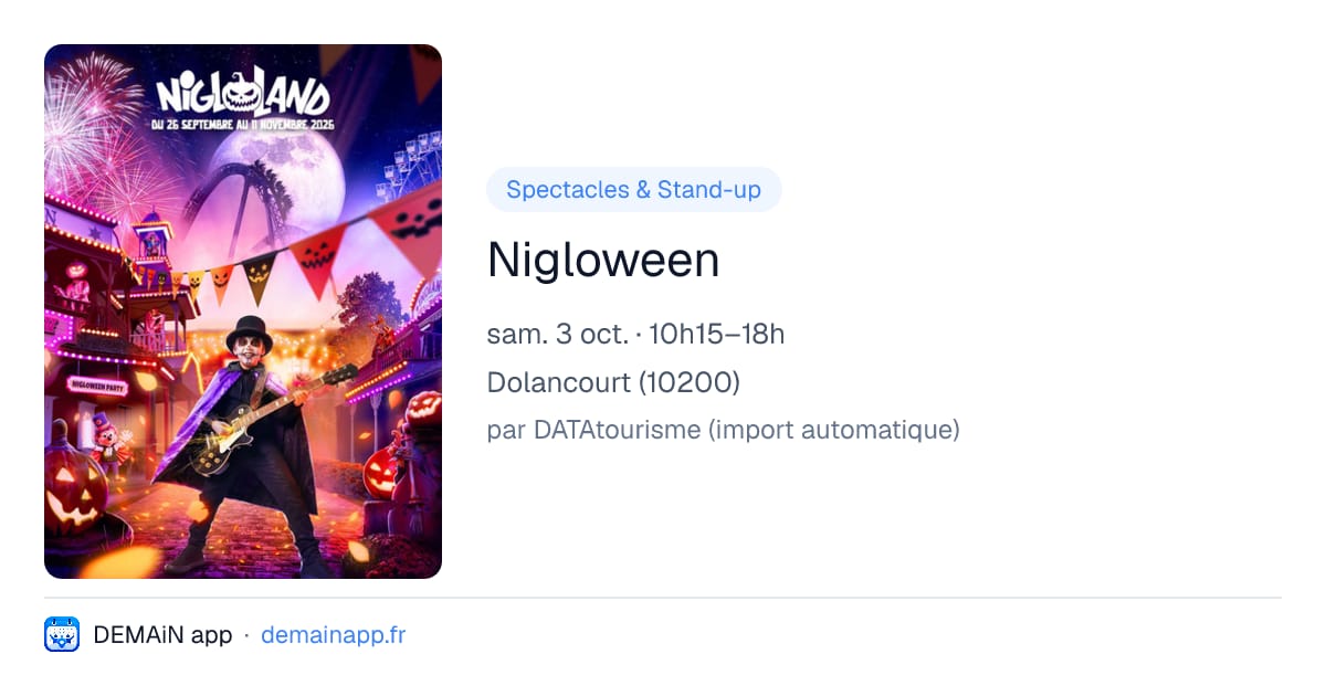 Nigloween — Dolancourt