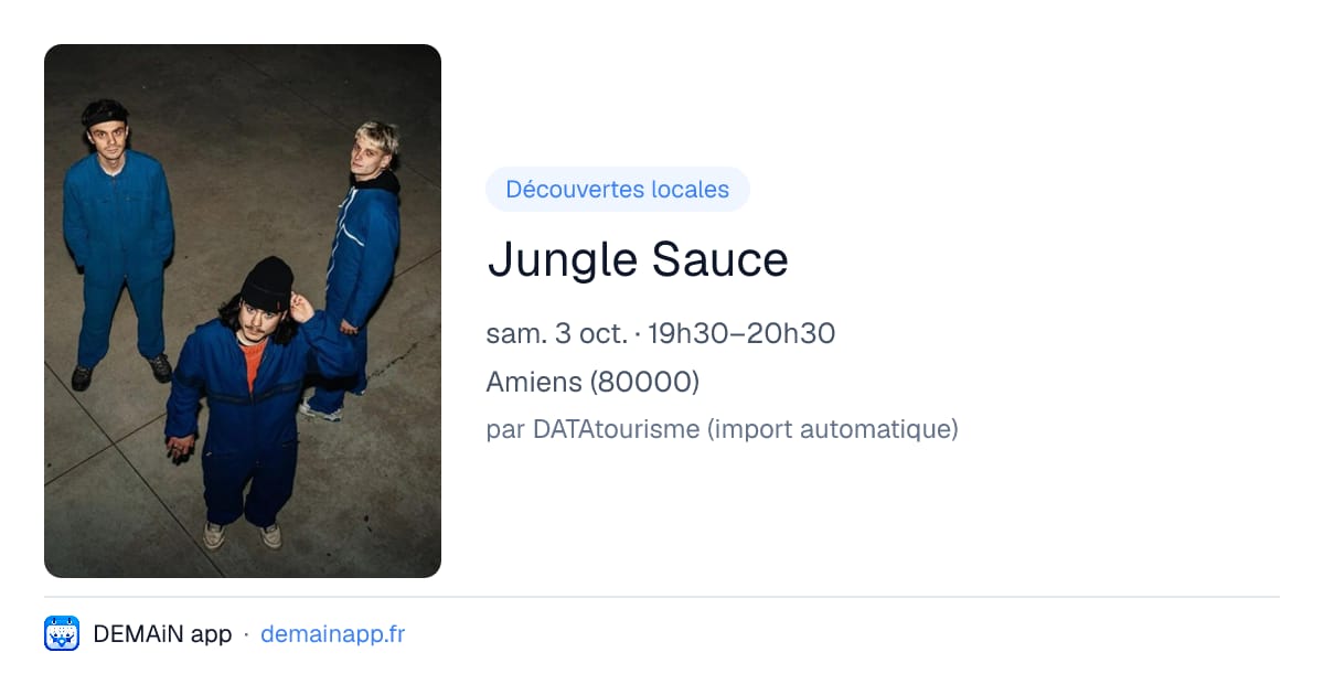 Jungle Sauce — Amiens