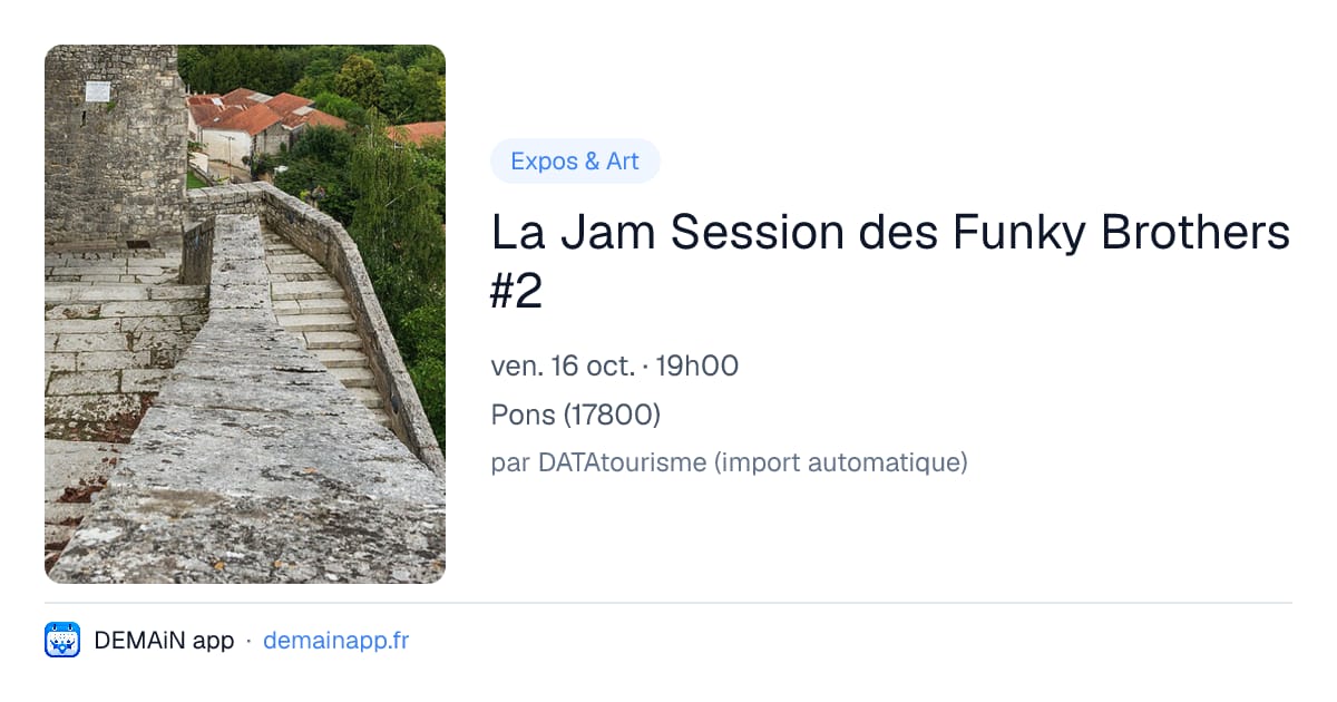 La Jam Session des Funky Brothers #2 — Pons