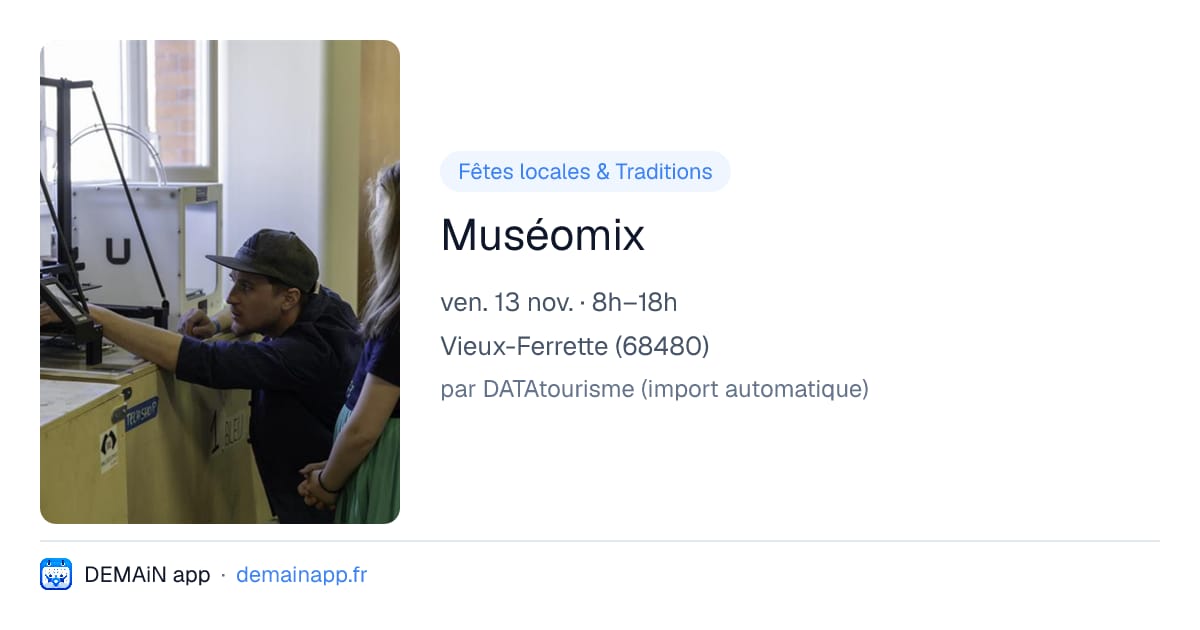 Muséomix — Vieux-Ferrette