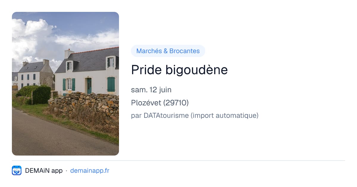 Pride bigoudène — Plozévet