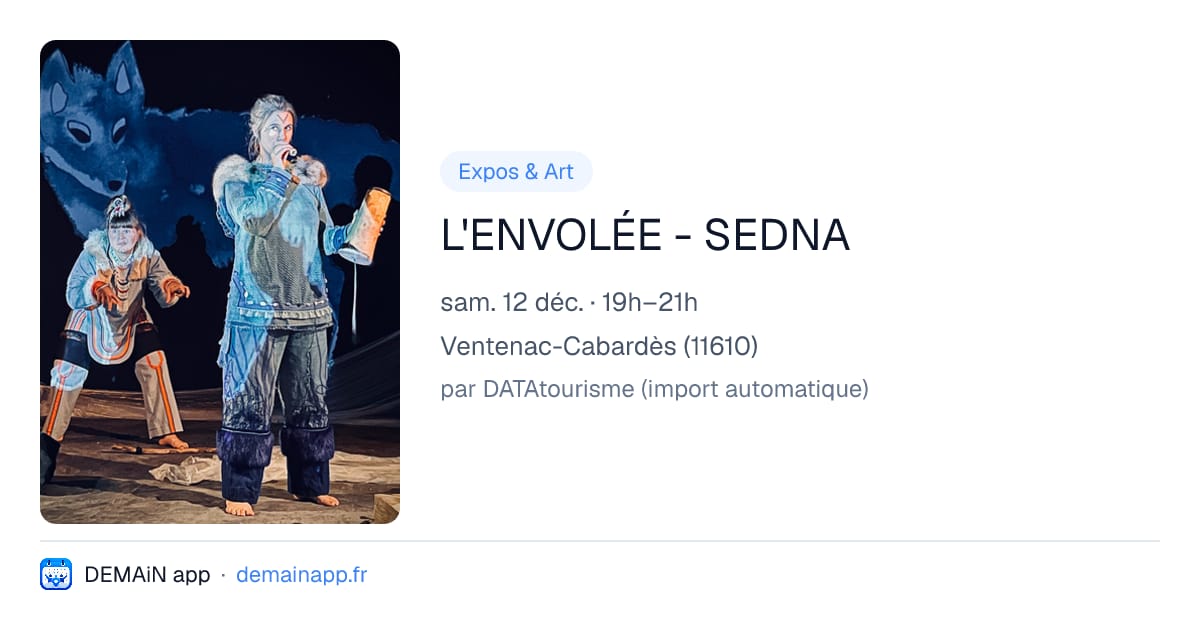 L'ENVOLÉE - SEDNA — Ventenac-Cabardès