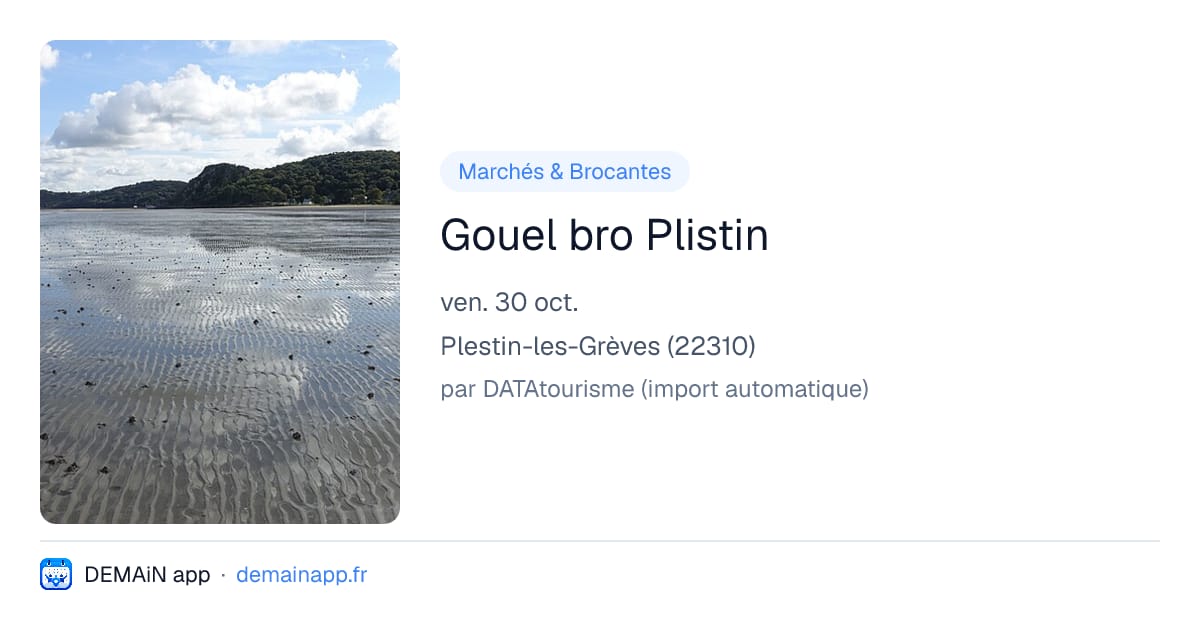 Gouel bro Plistin — Plestin-les-Grèves