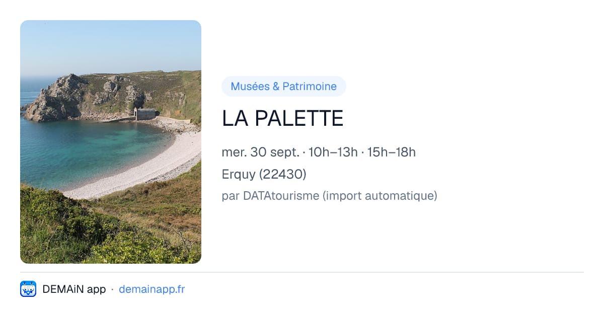 LA PALETTE — Erquy