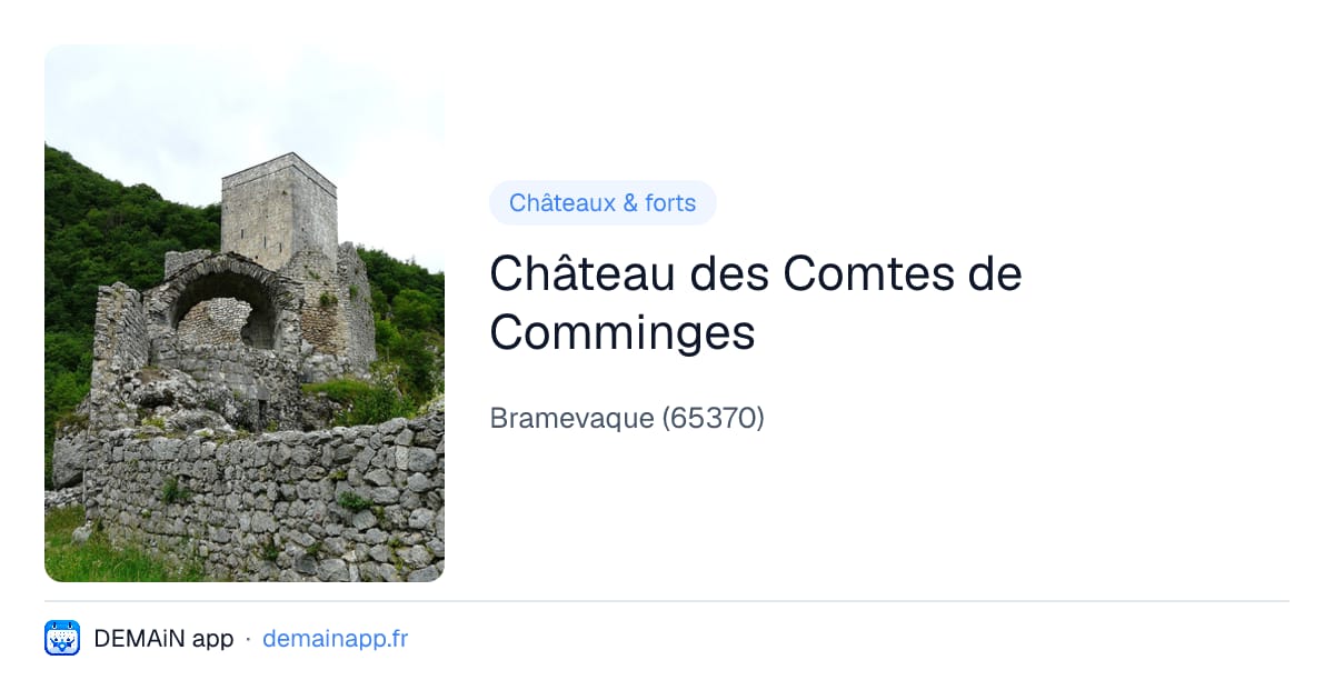 Château des Comtes de Comminges — Bramevaque