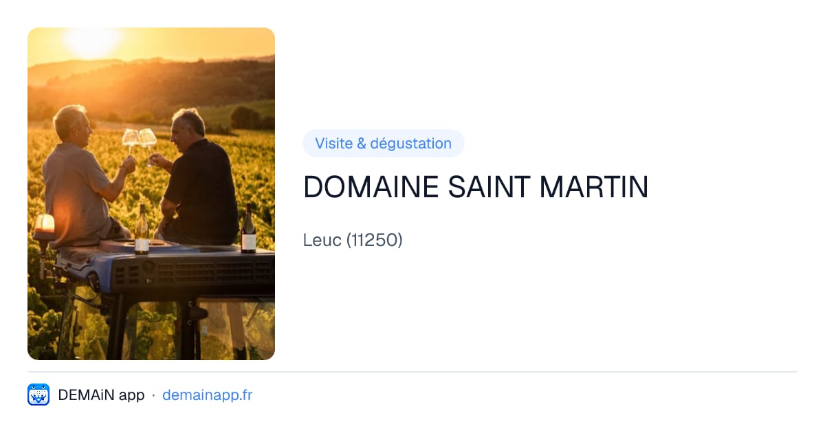 DOMAINE SAINT MARTIN — Leuc