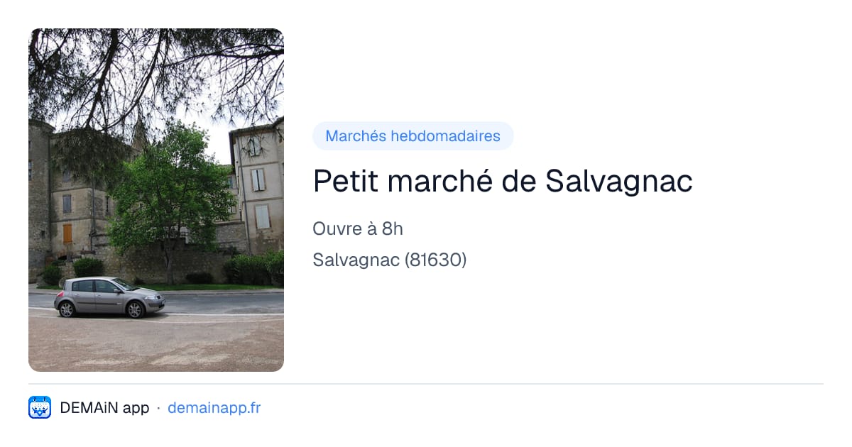 Petit marché de Salvagnac — Salvagnac