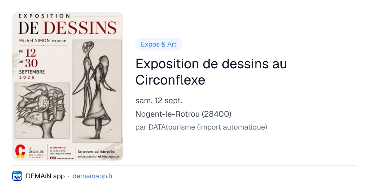 Exposition de dessins au Circonflexe — Nogent-le-Rotrou