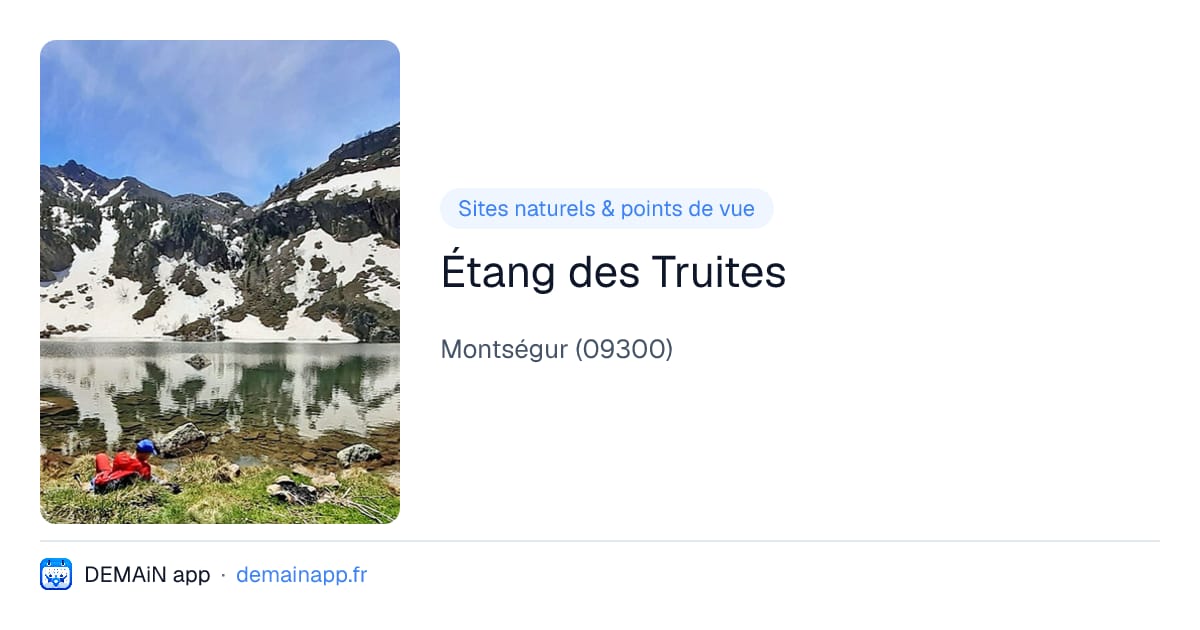 Étang des Truites — Montségur