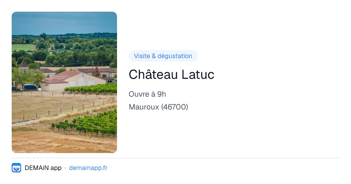 Château Latuc — Mauroux