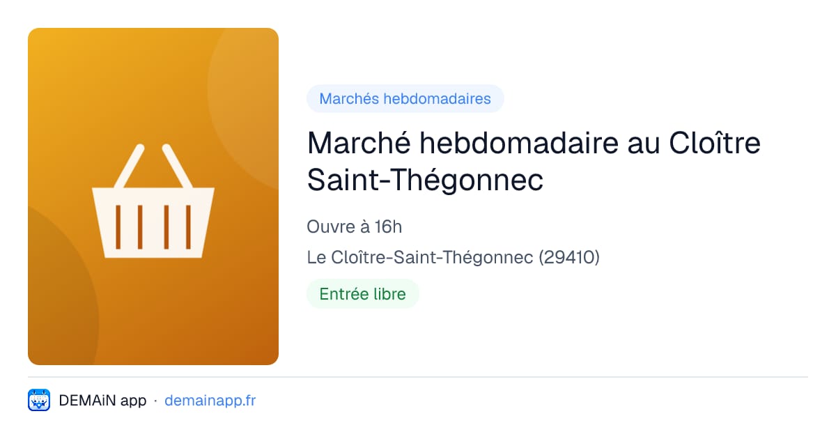 Marché hebdomadaire au Cloître Saint-Thégonnec — Le Cloître-Saint-Thégonnec
