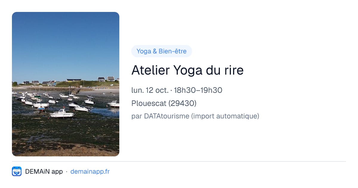 Atelier Yoga du rire — Plouescat