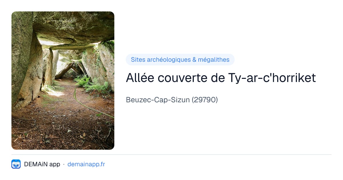 Allée couverte de Ty-ar-c'horriket — Beuzec-Cap-Sizun