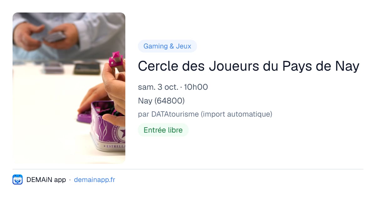 Cercle des Joueurs du Pays de Nay — Nay
