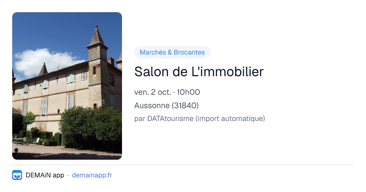 Salon de L'immobilier — Aussonne