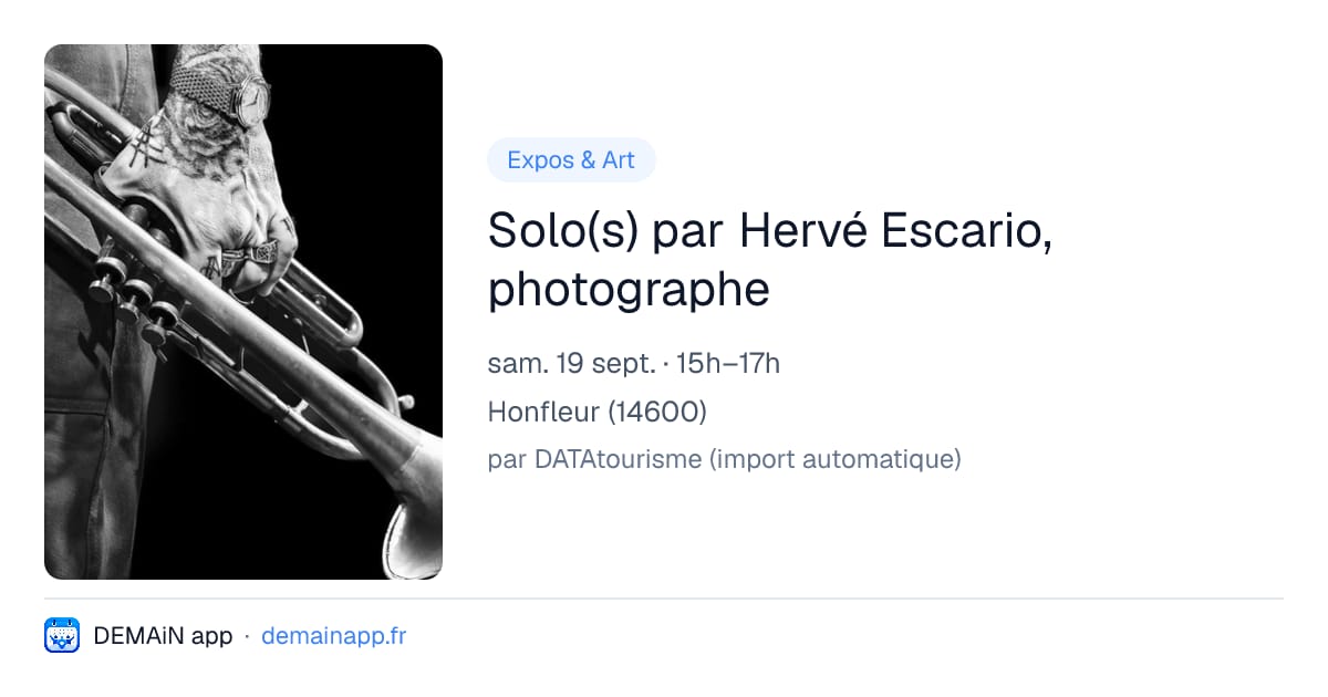Solo(s) par Hervé Escario, photographe — Honfleur