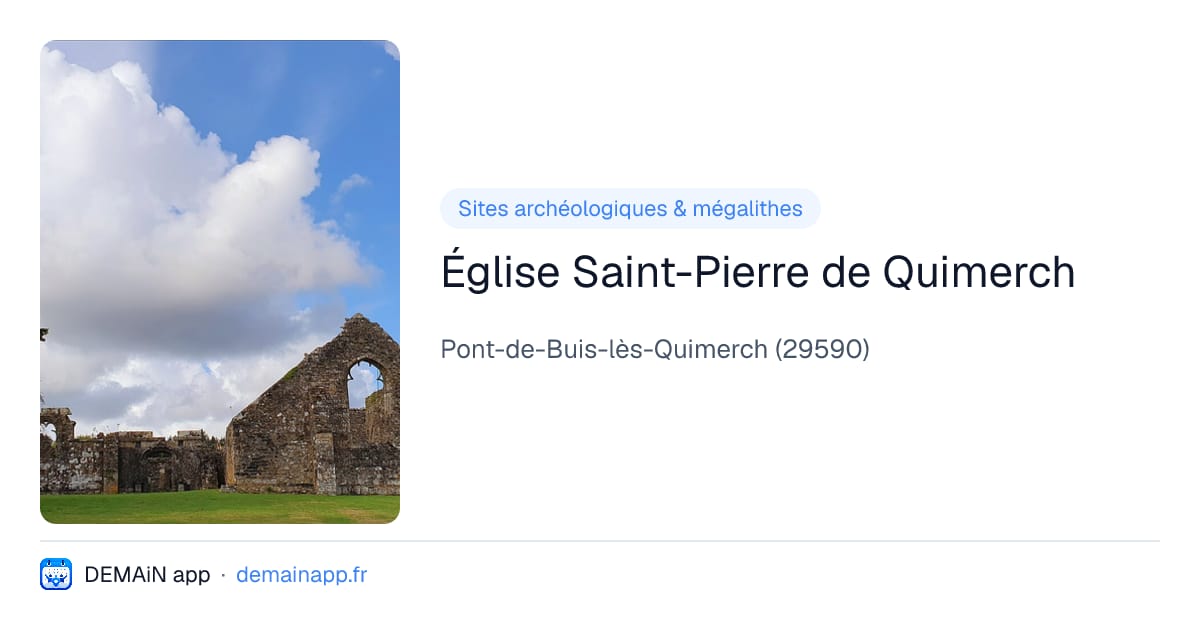 Église Saint-Pierre de Quimerch — Pont-de-Buis-lès-Quimerch