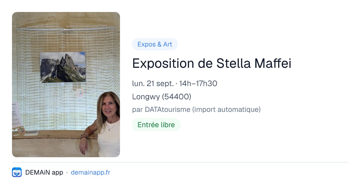 Exposition de Stella Maffei — Longwy