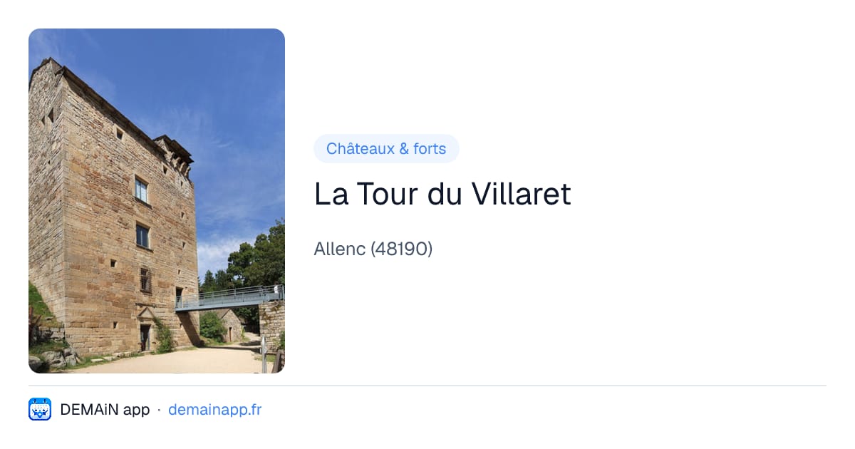 La Tour du Villaret — Allenc
