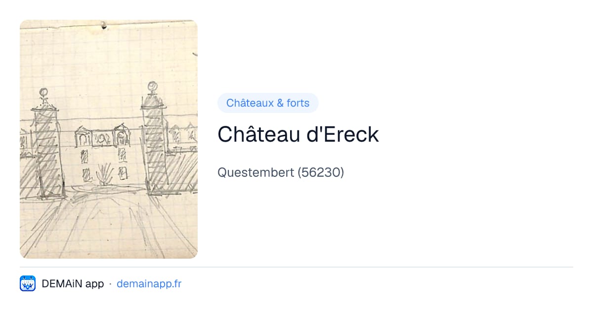 Château d'Ereck — Questembert