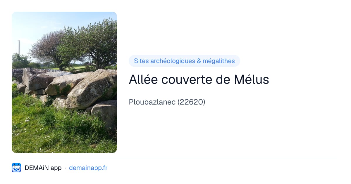 Allée couverte de Mélus — Ploubazlanec