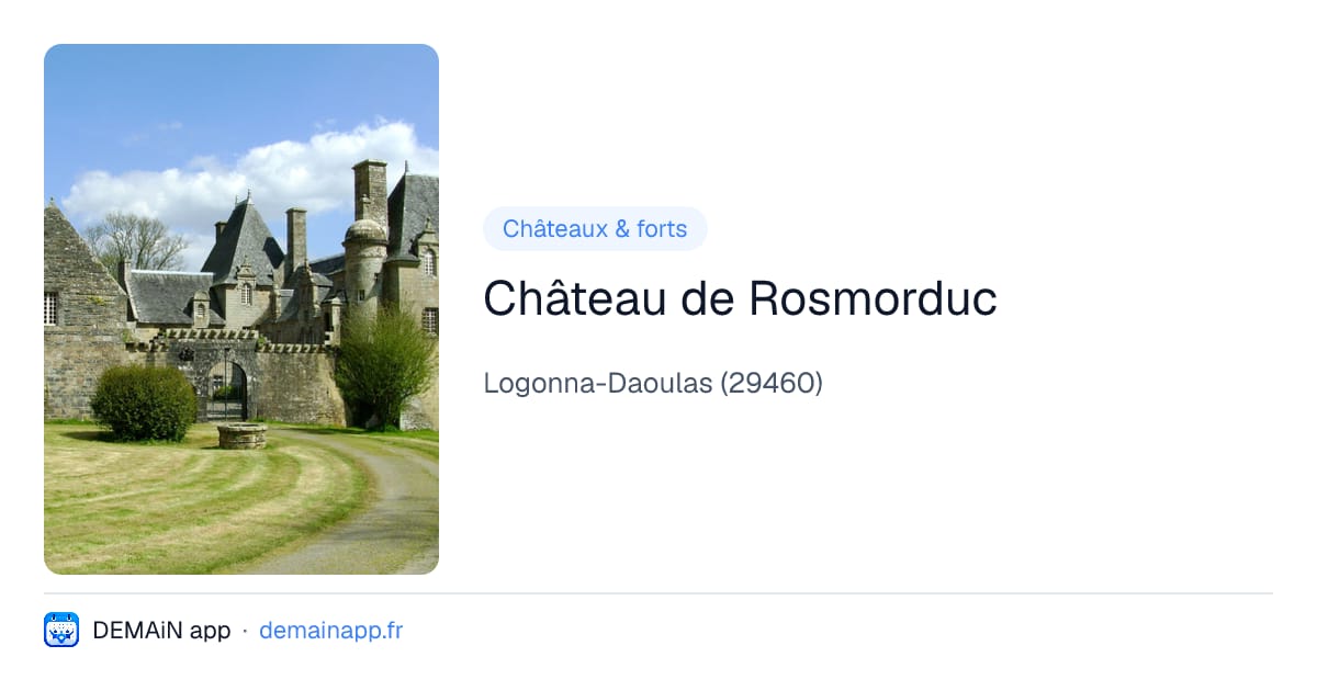 Château de Rosmorduc — Logonna-Daoulas