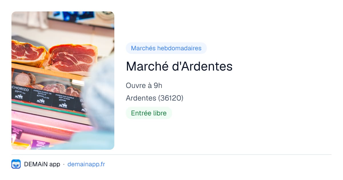 Marché d'Ardentes — Ardentes