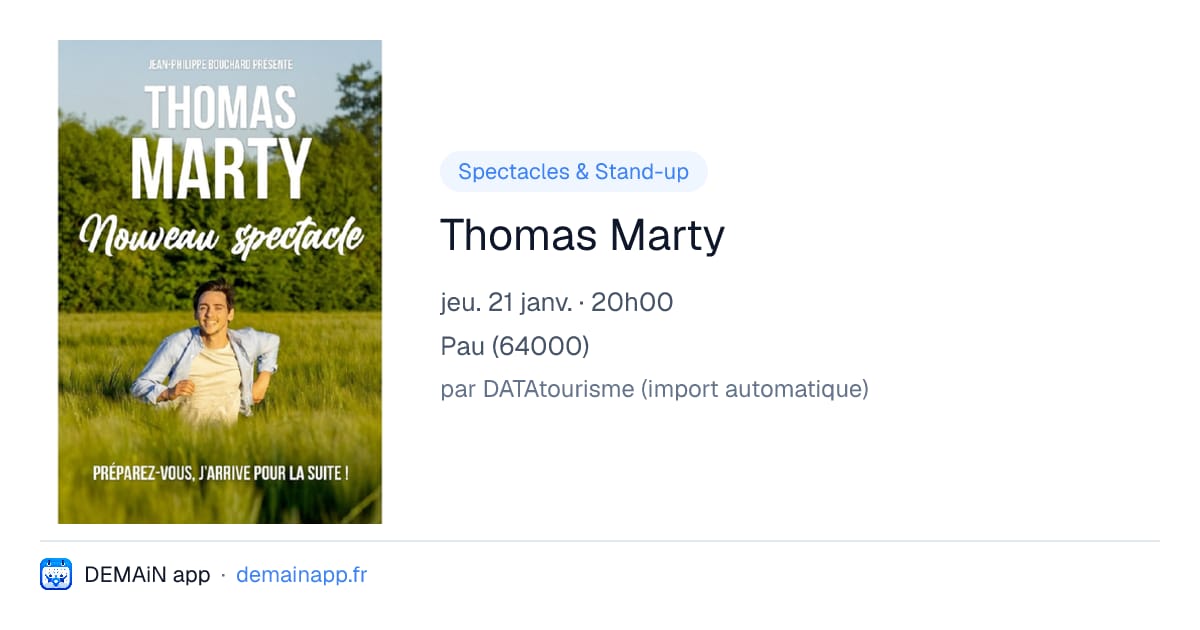 Thomas Marty — Pau