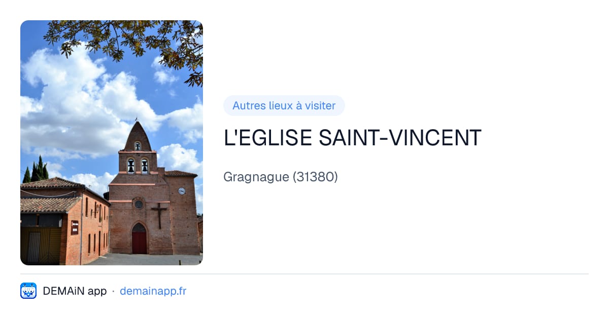 L'EGLISE SAINT-VINCENT — Gragnague